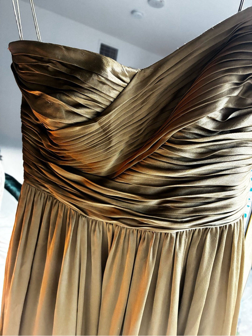 Ulla Johnson Olive Anastasia Ruched Gown - NWT - Picture 7 of 12